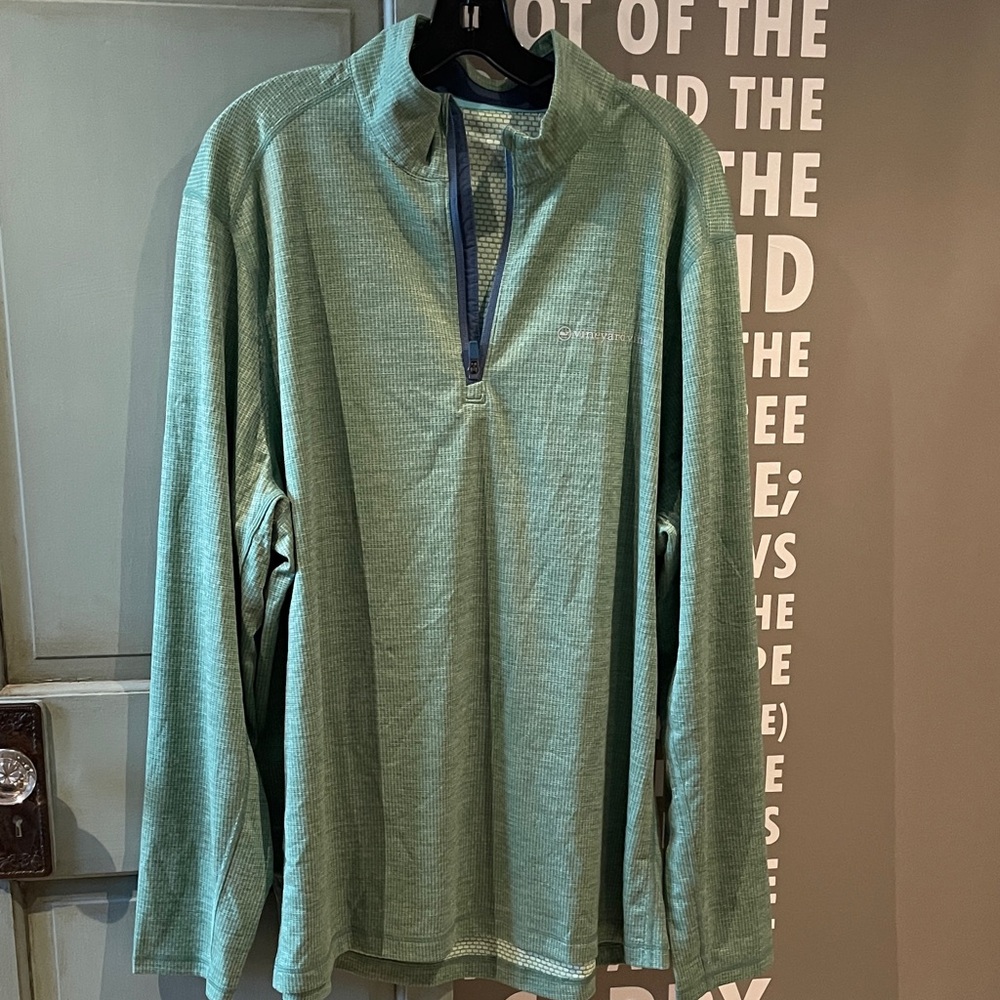 Mens Vineyard Vines sea foam green Long Sleeve Pullover